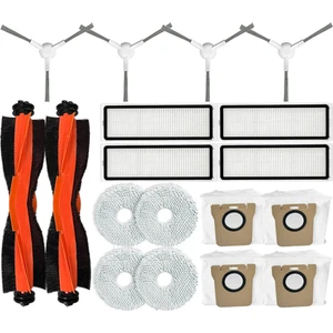 Xiaomi Robot Vakum X20+ / X20 Plus Yedek Parçaları Ana Yan Fırça Hepa Filtre Paspas Bezi Toz Torbaları (Yurt Dışından)
