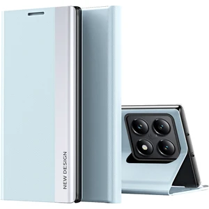 4U Sky Xiaomi 14T Kılıf Için Stand-Gök Mavisi ile Düşmeyi Önleyici Deri Telefon Kılıfı (Yurt Dışından)