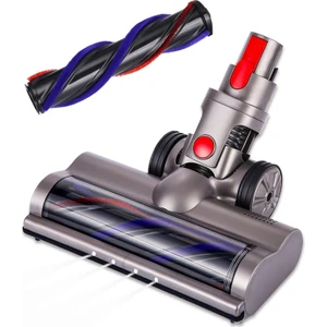 Dyson V7 V8 V10 V11 V15 Turbo Elektrikli Motorlu Fırça LED Işıklı Halı Karo Sert Zemin Fırça Temizleme Başlığı (Yurt Dışından)