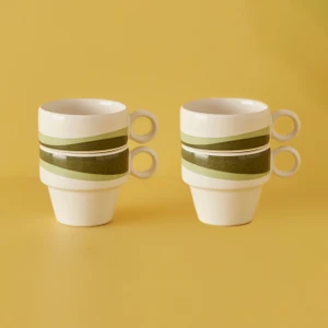 Bella Maison Flow Espresso 4'lü Set Yeşil (105 Cc)