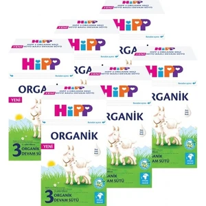 3 Organik Keçi Sütü Bazlı Devam Sütü 400 gr x 6 Adet
