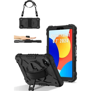 TEKNETSTORE Xiaomi Redmi Pad Se 8.7 Inç Kılıf Askılı Yüksek Koruma Defender Standlı Case
