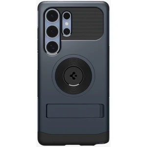 Galaxy S25 Ultra ile Uyumlu Ekstra Dayanıklı Kılıf Slim Armor Hava Kanalı Teknolojisi™ Askeri Sınıf Koruma MagFit özellikli KickStand'lı Metal Slate Çift Katman Kapak - ACS08908