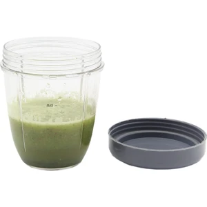 Nutribullet Blender Sıkacağı 600W, 900W,18OZ Bardak, 1 Adet ile Uyumlu Blender Bardakları ve Düz Kapak Yedek Parçaları (Yurt Dışından)