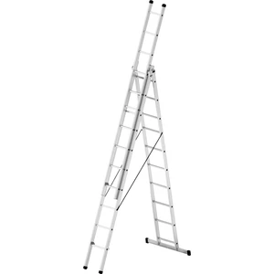 3x3 (9 M) A Tipi Sürgülü Alüminyum Merdiven