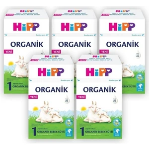 1 Organik Keçi Sütü Bazlı Bebek Sütü 400 gr x 5 Adet
