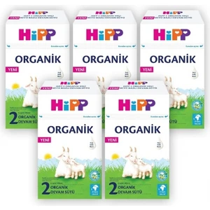2 Organik Keçi Sütü Bazlı Devam Sütü 400 gr x 5 Adet