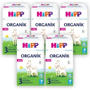 3 Organik Keçi Sütü Bazlı Devam Sütü 400 gr x 5 Adet