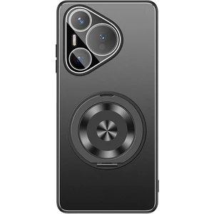 Huawei Pura 70 Pc + Tpu Mat Kickstand Lens Filmli Arka Telefon Kapağı (Yurt Dışından)