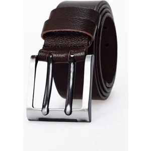 Erkek  Çiftdilli Spor Erkek Kot Kemeri 4,5 cm  Kahverengi