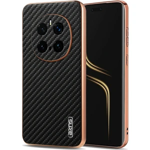Honor Magic7 Pro 5g Galvanik Karbon Fiber Doku Pu + Tpu Telefon Kapağı (Yurt Dışından)