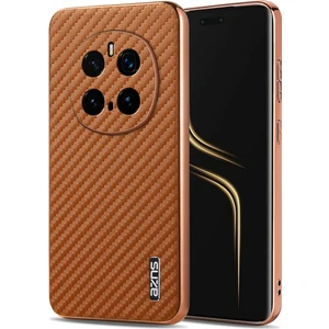 Honor Magic7 Pro 5g Galvanik Karbon Fiber Doku Pu + Tpu Telefon Kapağı (Yurt Dışından)