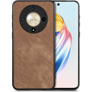 Honor X9B 5g Darbeye Dayanıklı Ince Retro Deri Telefon Arka Kapak (Yurt Dışından)