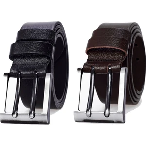 2'li   Erkek  Çiftdilli Spor Erkek Kot Kemeri 4,5 cm