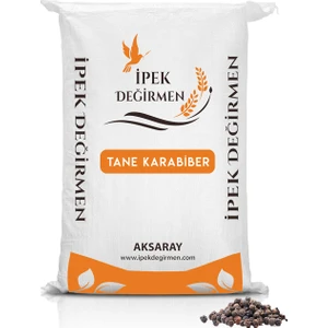 İpek Değirmen Baharat Tane Karabiber Elenmiş Katkısız İri Taneli 1 KG
