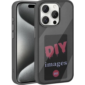 ZORE Apple iPhone 15 Pro Kılıf Ekranı Yansıtan  Akıllı Nfc Kapak-Siyah