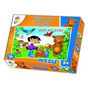 Laço Puzzle 24 Parça Şirin Ayı Taşlama Lcfrm005