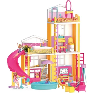 Linda'nın Tatil Evi Oyuncak Ev Barbie Ev Seti Rüya Evi Evcilik Oyun Evi