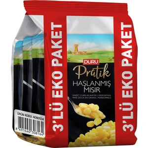 Pratik 3lü Haşlanmış Mısır 705 gr