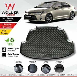 Toyota Corolla Bagaj Havuzu 2019 2024 Arası 3d Ultraflex Esnek
