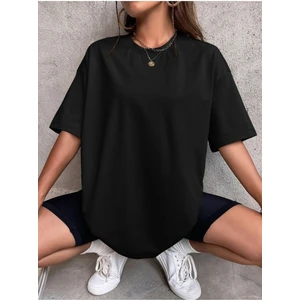 Düz Basic Unisex Oversize Salas T-Shirt Boyfriend