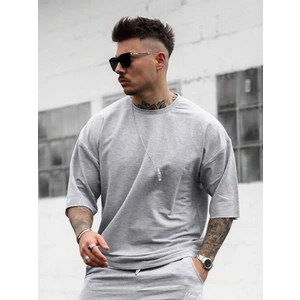 Düz Basic Oversize Erkek T-Shirt Salaş Boyfirend