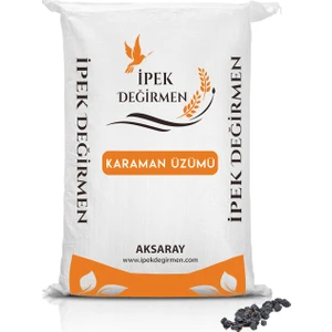İpek Değirmen Lüks Kuruyemiş Çerez Karaman Üzümü Kara Kan Üzümü 1 KG