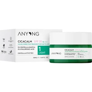 Anyong Cica Tiger Grass Ton Eşitleyici Krem Light 20 Spf 30 ml Açık Cilt Tonları