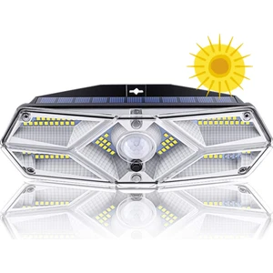 Güneş Enerjili Hareket Sensörlü, 6 Taraflı 104 Led Aydınlatma / GT-SL13