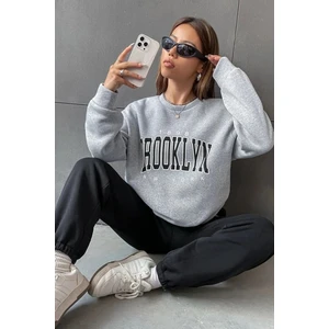 Brookyn Baskılı Sweat Eşofman Takım