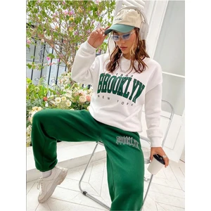 Brookyn Baskılı Sweat Eşofman Takım