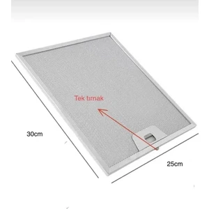 Hgnm E-Trading 2 Adet Arçelik Bosch 250X300 Mm, 25X30 cm Ankastre Aspiratör Davlumbaz Alüminyum Yağ Filtresi Tırnaksız
