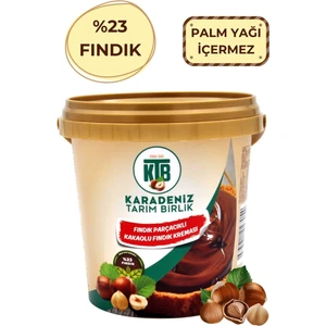 Fındık Parçacıklı Kakaolu Fındık Kreması (%23 Fındık) 800 G Sürülebilir Çikolata Palm Yağı Içermez
