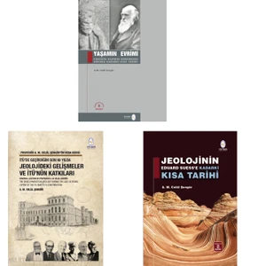 İTÜ Vakfı Yayınları Celâl Şengör Kitapları 3'lü Set - 1) Yaşamın Evrimi 2) Jeolojinin Eduard Suess'e Kadarki Kısa Tarihi 3) Profesör A. M. Celâl Şengör’ün Veda Dersi