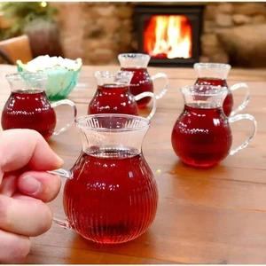 Keyf-I Dilber Borosilikat Çay Bardağı 6 Lı Dilber