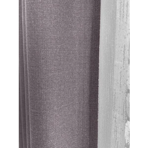 Alaska Keten Fon Perde Açık Gri Tek Kanat (Pilesiz)