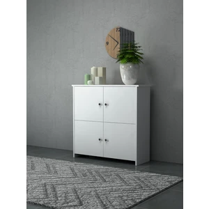 D&M Deco Mdf Beyaz Ayakkabılık