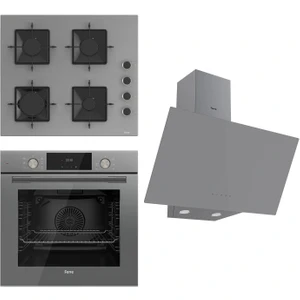 Flowart Ss Serisi Gri Set (SS208 + QMS63CPR +D079 )