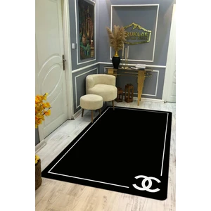 Doruklar Home Collection Kaymaz Taban Yıkanabilir Dijital Baskı Dekoratif Modern Desenli Lu x  Serisi Dot Taban Halı L08