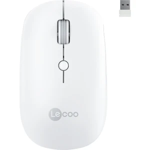 WS211 Dual Mod 2.4GHz WiFi + Bluetooth 1600DPI 6 Tuşlu Şarjlı Sessiz Kompakt Kablosuz Optik Mouse Beyaz