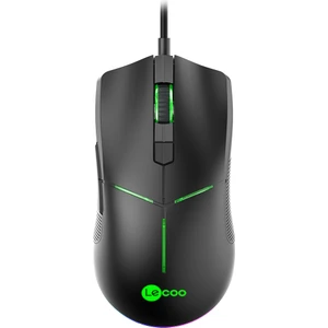 MS109 Kablolu RGB LED Aydınlatmalı 6400 DPI 8 Makro Tuşlu 132g Gaming Mouse Siyah