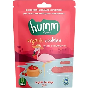 Humm Organic Organik Çilekli Kurabiye 55 gr