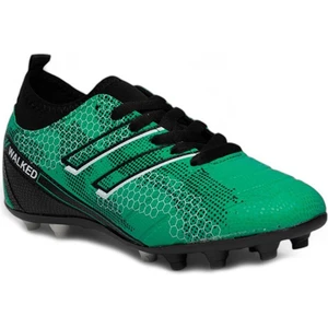 107-25 Çocuk Halı Saha Çivili Krampon Yeşil Siyah 31-35