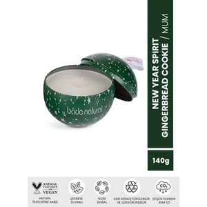 Bade Natural New Year Spirit Gingerbread Cookie Soya Mumu 140 gr