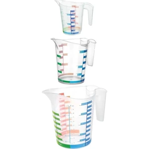 3'lü Ölçü Kabı Seti (300 ml + 500 ml + 1000 Ml) Ölçme & Karıştırma Kabı