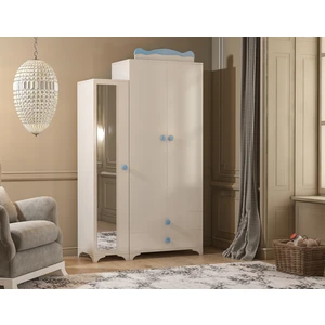 SAHRA 059 3 Kapaklı Dolap MAVİ