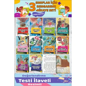 3.sınıf Okumayı Sevdiren 10 Lu Hikaye Seti 12 (64 Sayfa)