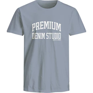Only & Sons Jprblutımmy Ss Tee Crew Neck Fst Mavi