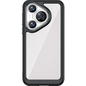 Huawei Pura 70 Kılıf, Şeffaf Tasarımlı Darbeye Dayanıklı Telefon Kılıfı, Tampon Hibrit Şeffaf Kapak Huawei Pura 70 (Yurt Dışından)