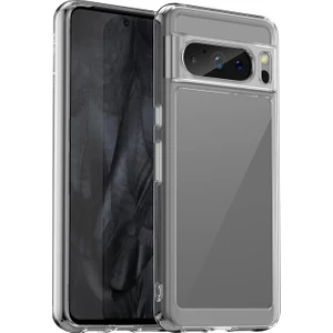 Google Pixel 8 Pro Kılıf, Şeffaf Tasarımlı Darbeye Dayanıklı Telefon Kılıfı, Tampon Hibrit Şeffaf Kapak Google Pixel 8 Pro (Yurt Dışından)